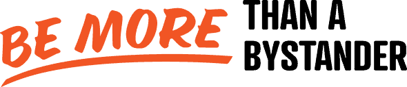 Be more than a bystander logo